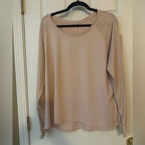 CALIA by Carrie Underwood Light Pink Long Sleeve Top